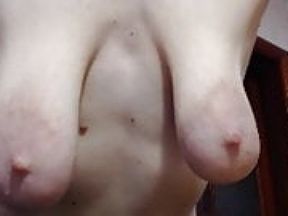 Lovely saggy empty with big areolas
