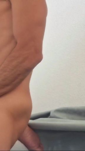 Sexy Big Dick Grinding &amp; Jerking in Jacuzzi on Balcony - Public Risk Cumshot hotsportfitboy   Clip 1