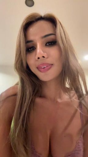 Solo masturbation with cum in face