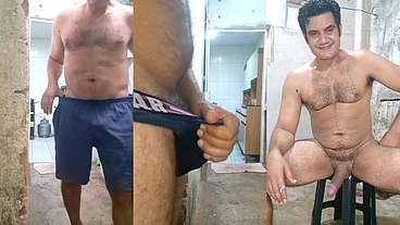 YURI GAÚCHO - MIJADA DE PAU DURO E GOZADA FARTA - URSO BRASILEIRO DOTADO TOCANDO PUNHETA - URSO SOLO PUNHETA