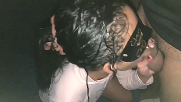 Chamei o casal pra fumar narguilé e fode a mulher dele