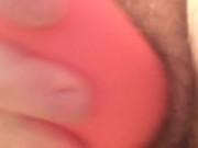 Clit Sucker Toy Mature MILF BBW Hairy Bush Natural
