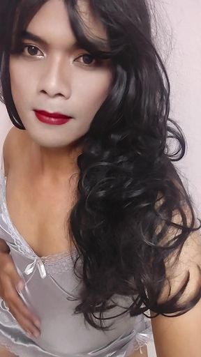 Sissy Aubrey Wears Chastity and Dancing