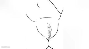 Her rich milk from her natural tits - comic