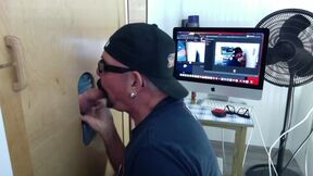 Rainy Day Gloryhole Blowjob