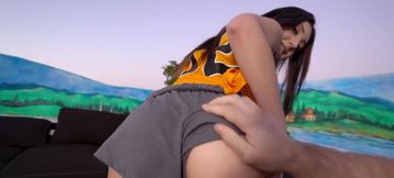 Violet Gems’ Steamy Basketball Lesson with Stepbro
