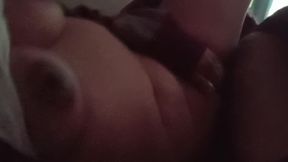 Me & my girl getting freaky at our friends bedroom