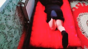 Short black jeans big bubble butt sexy hot ladyboy crossdresser sissy femboy big ass horny cosplayer model homemade