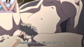 Kitsune with big butt and natural tits satisfies her master