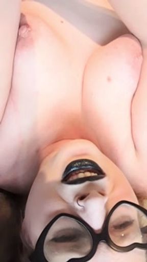 Goth Bimbo Sestina Shay Enjoys Some Alone Time - Fingering, Masturbation, Moaning Orgasm