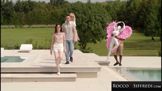 ROCCO SIFFREDI - Long Haired Beauty Has All Holes Filled By Massive Cock