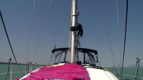 anal boat party with titus and his girls licking each others ass