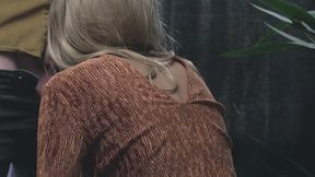 Amateur blonde MILF girlfriend delivers passionate and smooth blowjob