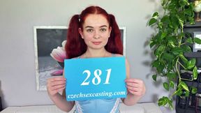 Redhead chick Miss Olivia gets fucked by pretty large penis