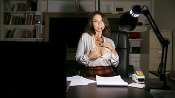 Ivy Lebelle's Raging MILF Boss Demands a Cum-Filled Reward