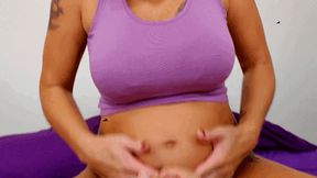 17 Weeks Pregnant POV Belly Fetish Handjob 720 WMV