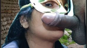 Desi Wife Gives Deep Blowjob &amp; Real Sex at Home - Hindi Dirty Talk