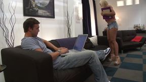 Lusty Babe Wants to Try Different Positions on the Couch