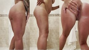 en rentrant de la plage, apres la douche... pleine de coup de soleil, j’ai ...