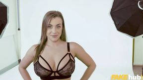 Fake Agent Josephine Jackson and her gargantuan jugs getting casted