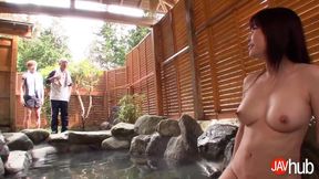 Javhub Haruka Aizawa Lets Two Men Use Her Outside