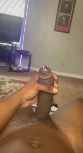 Wanking my cock massive moaning cumming