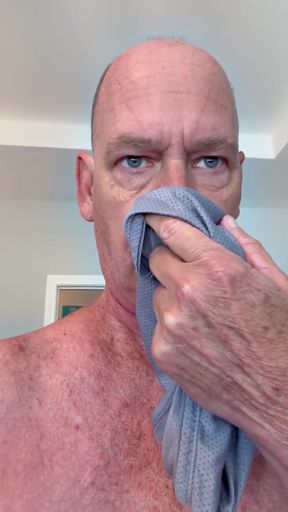 Dirty Stepdaddy Sniffing Panties