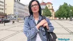 Stranger Promises Dark Haired Beauty A Modeling Career For Sex 1