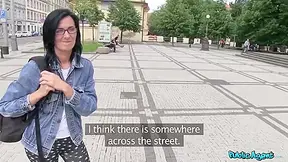 Stranger Promises Dark Haired Beauty A Modeling Career For Sex 1