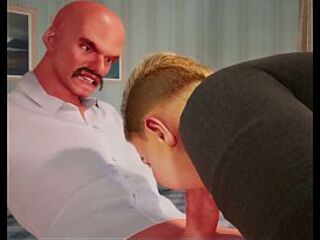 Romanian obese anal-act of love