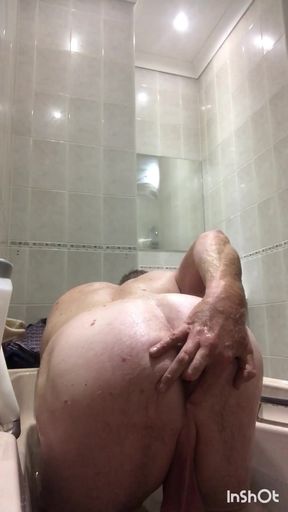 Powerful moment from "Shaving my balls in the bath"