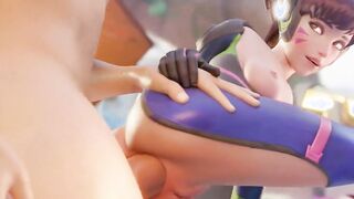 Rough Anal Screwed For D.Va