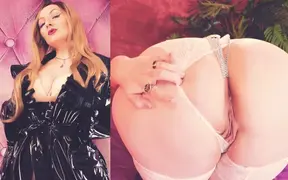 Juicy Wet Pussy Play, Curvy MILF with Big Ass Wearing Stockings   Arya Grander