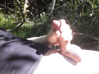 Masturbating in Nature