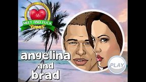 Angelina and Brad