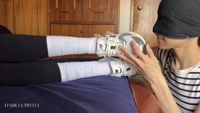 After Workout Foot Worship: Socked Foot Worship and Foot Gagging