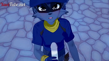 Sly Cooper Furry Yiff Yaoi - Fox x Sly Cooper, Handjob, Blowjob &amp_ Anal with multiple cums