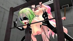 Mmd yunatbm’s works yuri lesbian futanari hentai collection