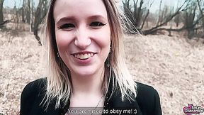 Social Experiment Ended For Presenter With Cum In Her Pussy