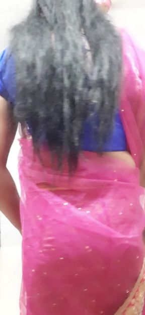 Hema With her Saree