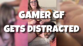 Gamer GF Distracted by Hard BBC