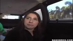 Amateur newbie gets picked up and fucked in public