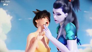 Tracer And Widowmaker Fucking On The Beach