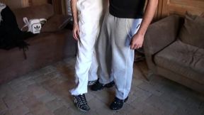 sneaker fetish gay bottom f ucked by a top dominant