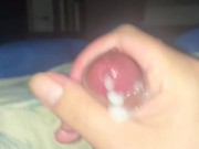 daily jerk off 29/30  -  lots of precum and shooting a load  -  jerk off challenge