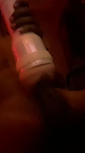 Solosexual exploration with a fleshlight POV