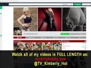 Sexy Tranny in Lack Leather Leggins! Cumshot directly on his feets!