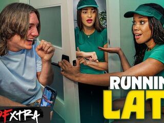Slutty BF Bangs August Skye’s Thick Booty In advance of Work Rush - DFxtra