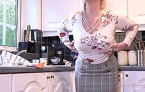 Auntjudys, lacey strips and masturbates for you in the