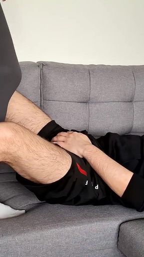 Ballbusting Session Socks #1: Kicking, Slapping & Squezezing